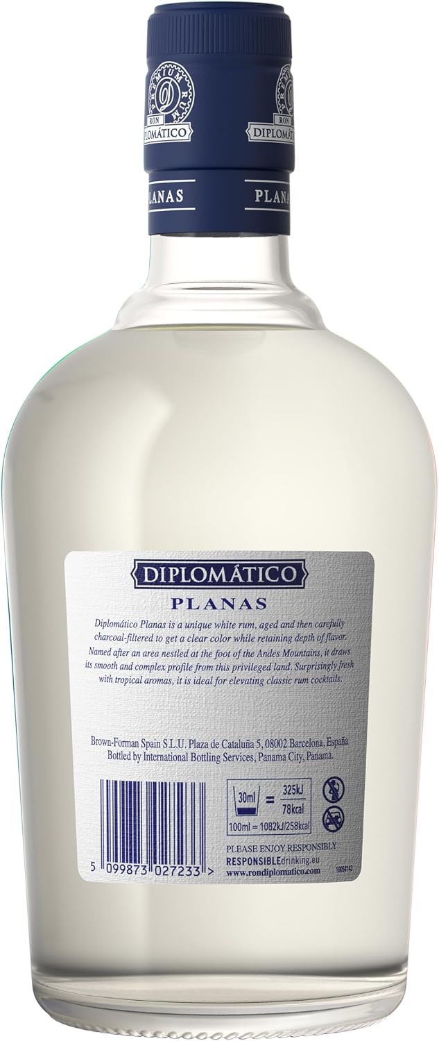 Detalle 2 de Ron Diplomático Planas 70cl, 47% Volumen 🍹