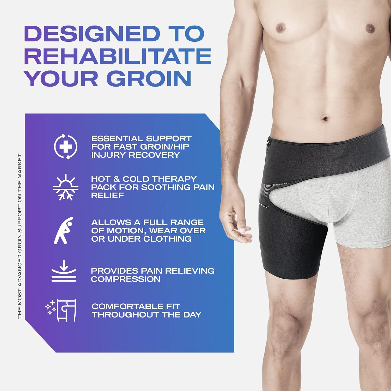 Thumbnail 2 de Always Ready groin support with gel pack