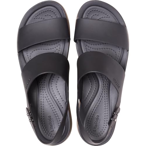Thumbnail 3 de Crocs Brooklyn Low Wedge W Blk/Mrm