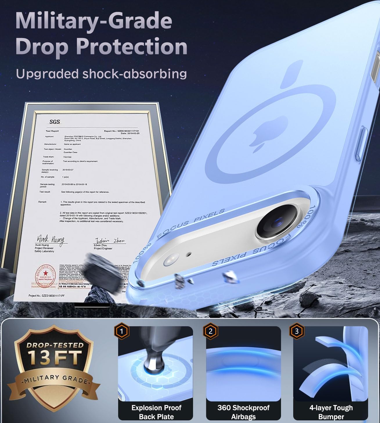 Thumbnail 4 de Newfuture iPhone 12 Pro Magnetic Shockproof Case