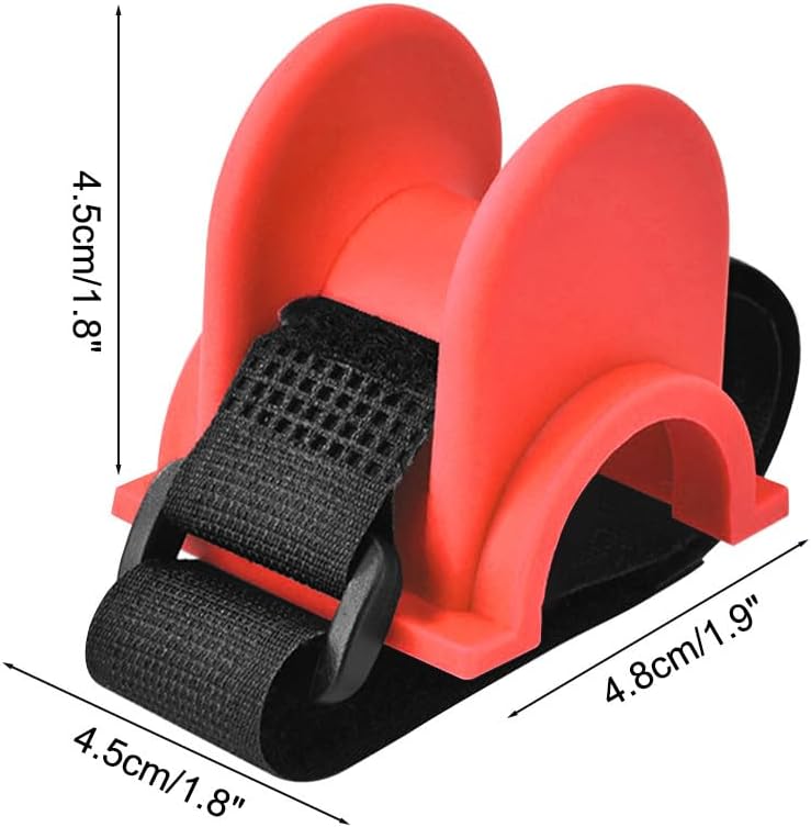 Thumbnail 1 de MiOYOOW Marine Rod Supports 4-Pack: Non-Drill TPE Rail Mounts for Boat, Kayak and Pier