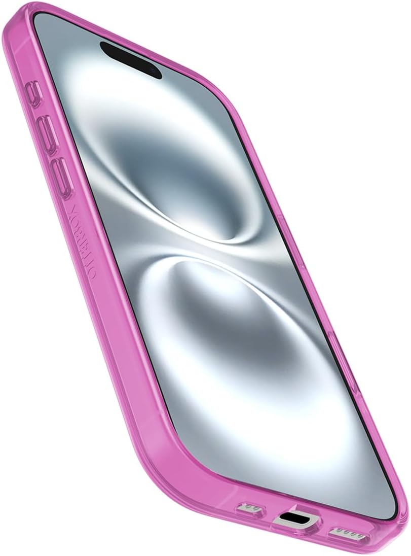 Detalle de OtterBox Coque Clear Case MagSafe pour iPhone 16 – Rosefinch