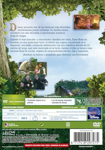 Thumbnail 1 de Enredados (Tangled) [DVD] — Disney, edición Divisa Films