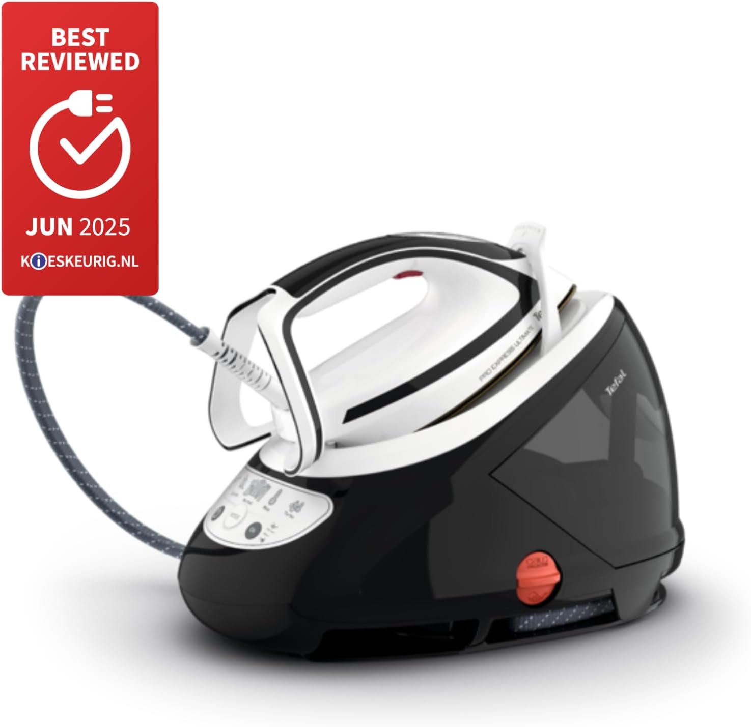 Detalle de Tefal Pro Express Ultimate GV9550 stoomgenerator, 8 bar en stoomstoot van 520 g/min