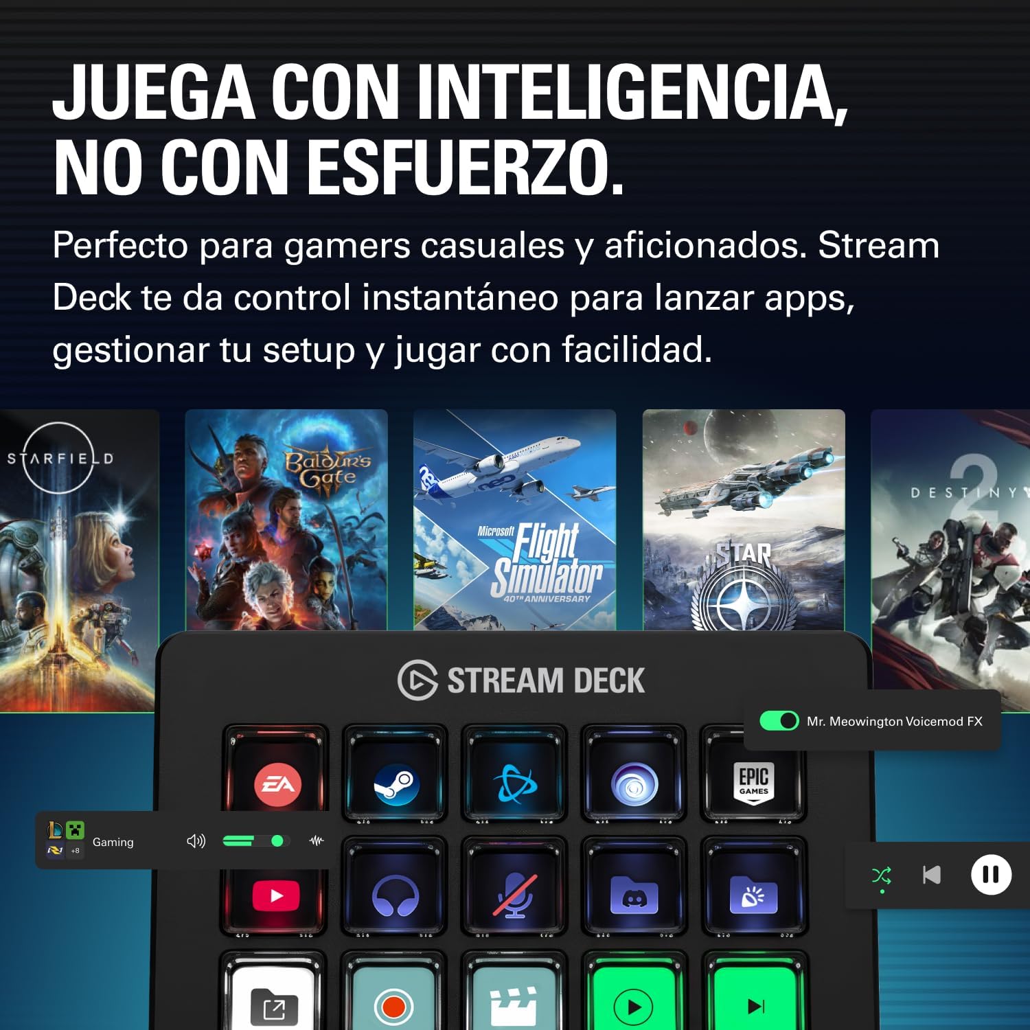 Detalle 2 de Elgato Stream Deck Scissor Keys Teclas Macro