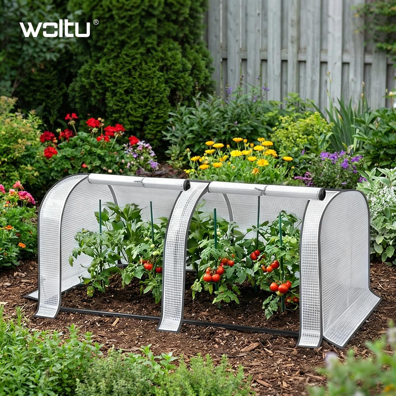 Thumbnail 1 de WOLTU GWH00802 – szklarnia foliowa 130 × 60 × 50 cm, osłona PE 130 g/m²