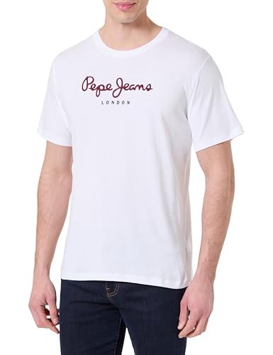 Detalle de Pepe Jeans Eggo N Camiseta para Hombre — Blanco, Talla M