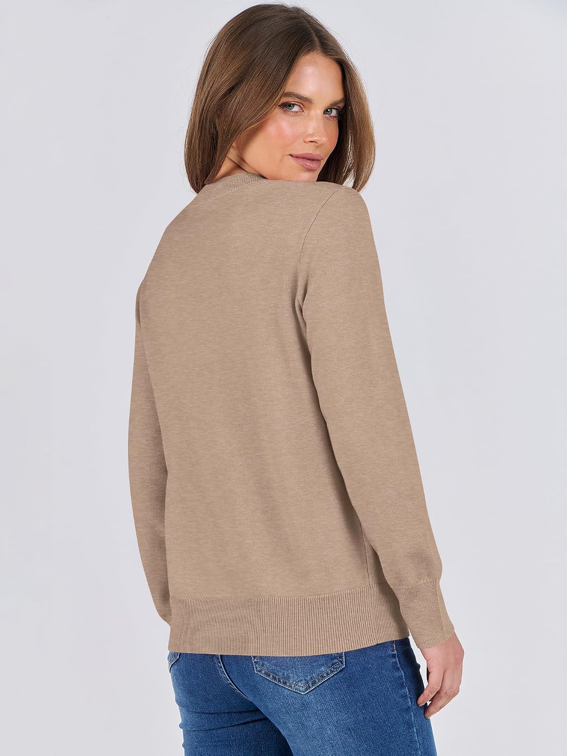 Thumbnail 5 de ANRABESS Women's Long-Sleeve Lightweight Sweater