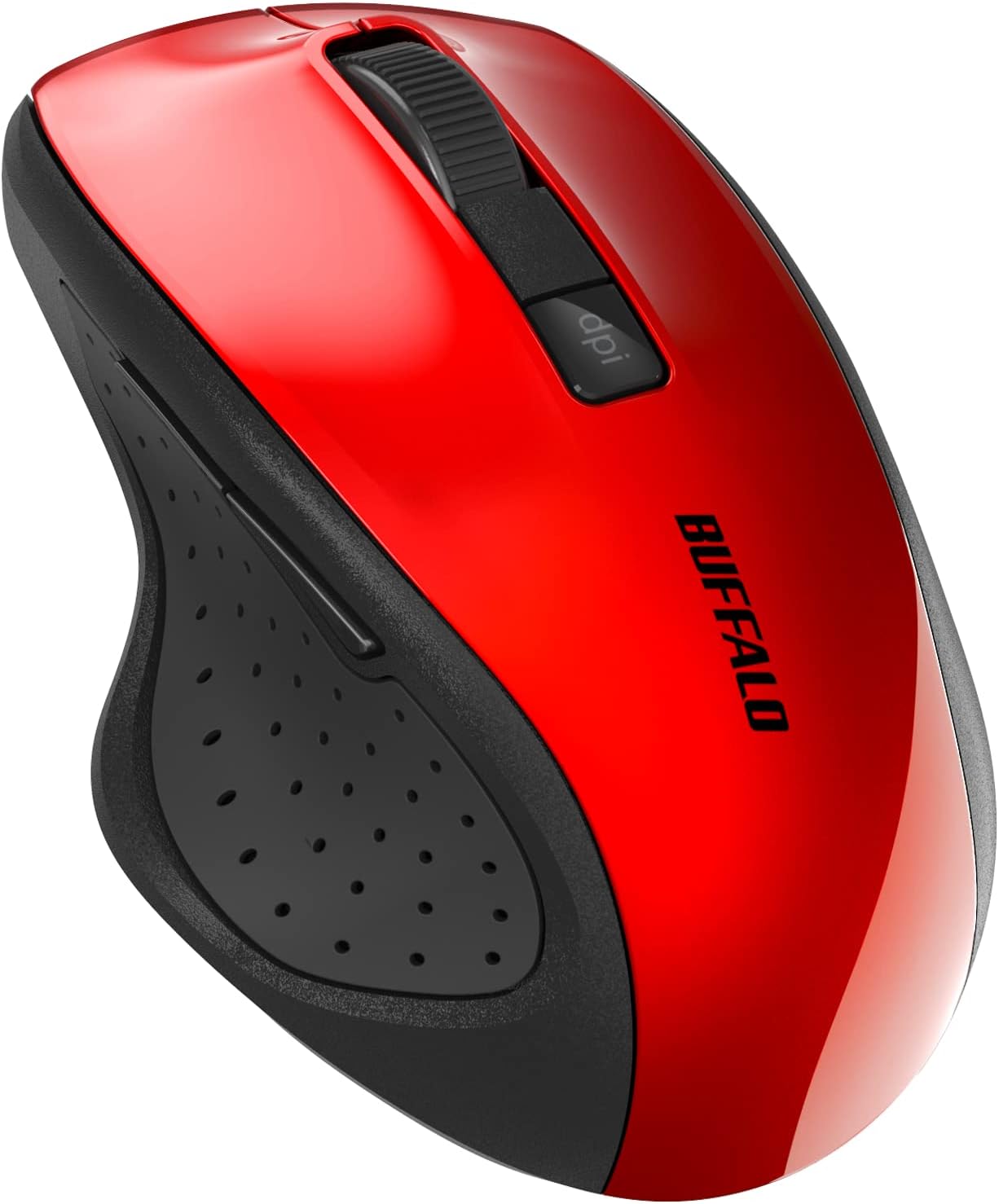 Detalle de バッファロー BSMBB305RD Bluetooth 5.0対応5ボタンマウス レッド・BlueLED・DPI切替