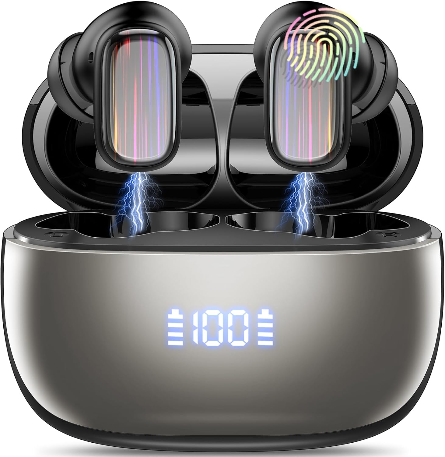 Detalle de AI Cuffie Traduzione: cuffie Bluetooth 5.4 3-in-1 con traduzione in tempo reale e audio HD
