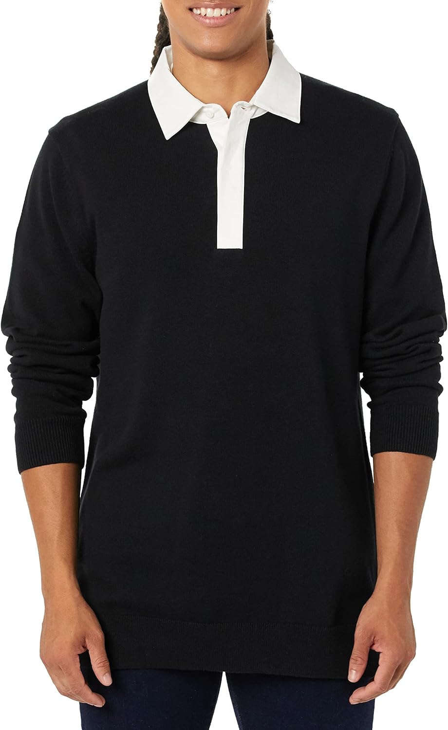 Thumbnail 3 de Amazon Essentials men’s rugby sweater for smart-casual layering