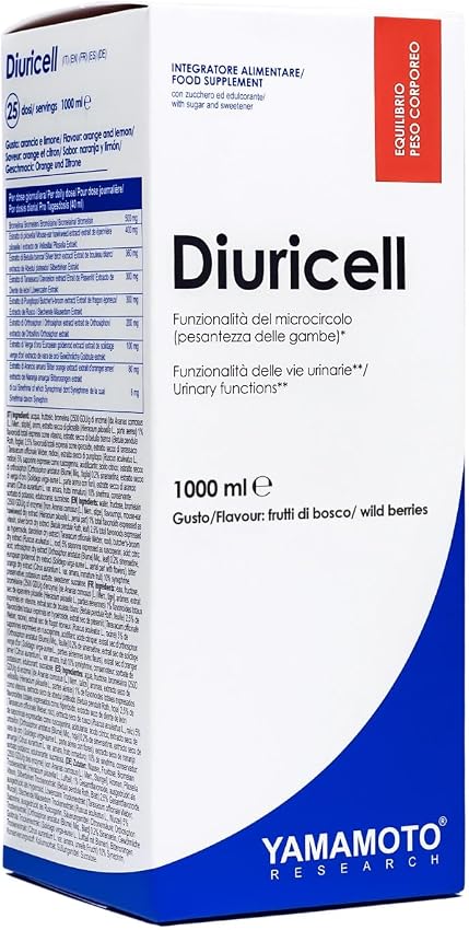 Detalle de YAMAMOTO Diuricell Suplemento drenante 1 L