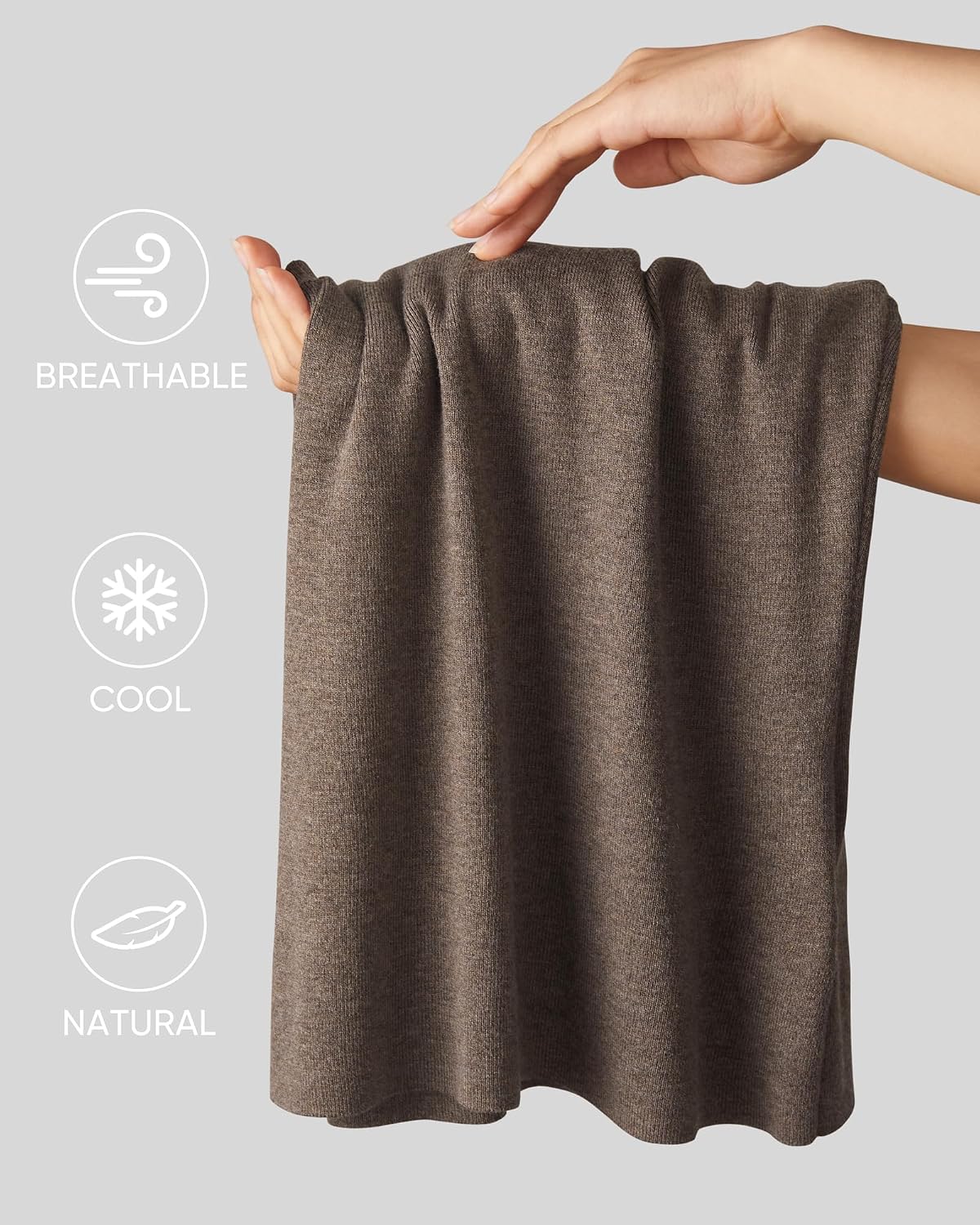 Thumbnail 6 de Arach&Cloz Wool-Blend Sleeveless Mock-Neck Sweater Knit Tank Top