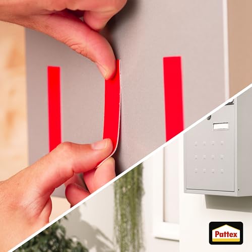 Detalle de Pattex No Más Clavos Cinta: cinta doble cara extrafuerte 19 mm x 1,5 m para interior y exterior