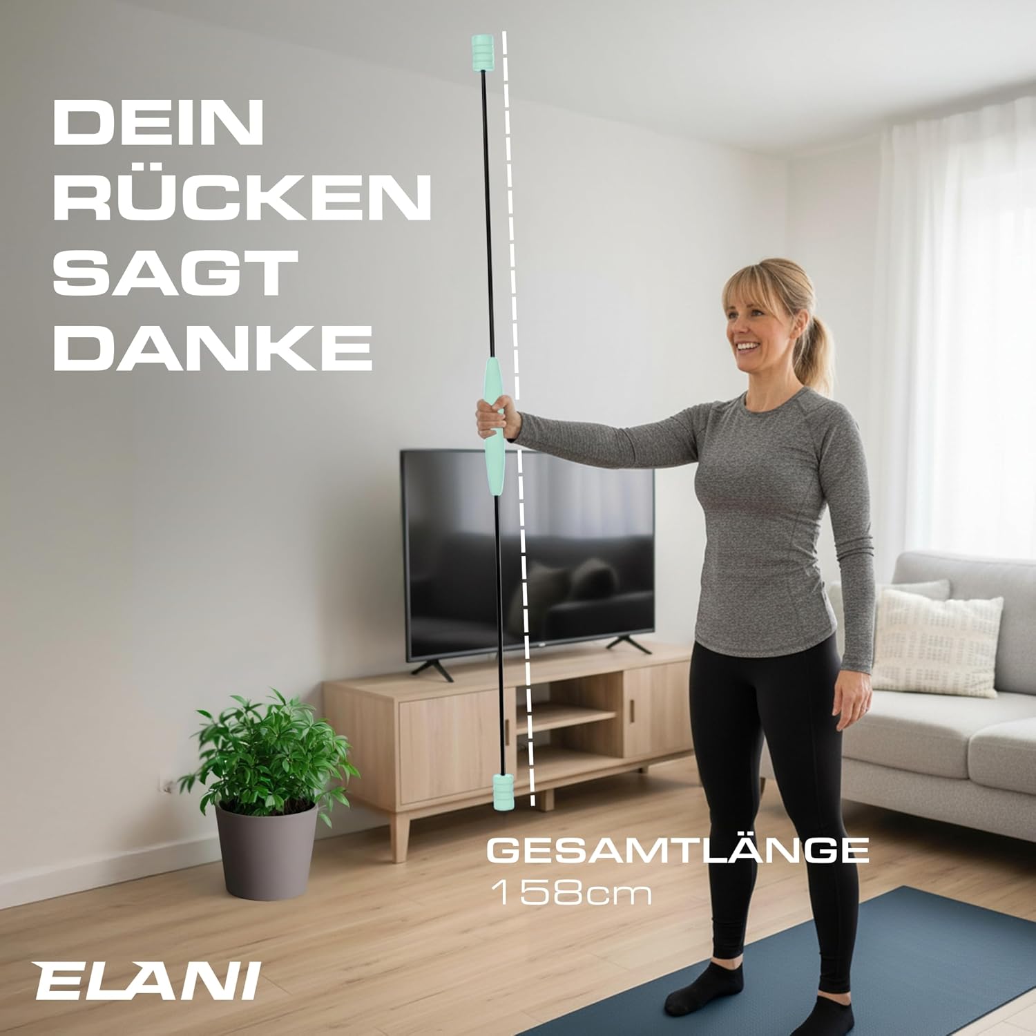 Detalle 2 de ELANI Schwingstab für Ganzkörpertraining