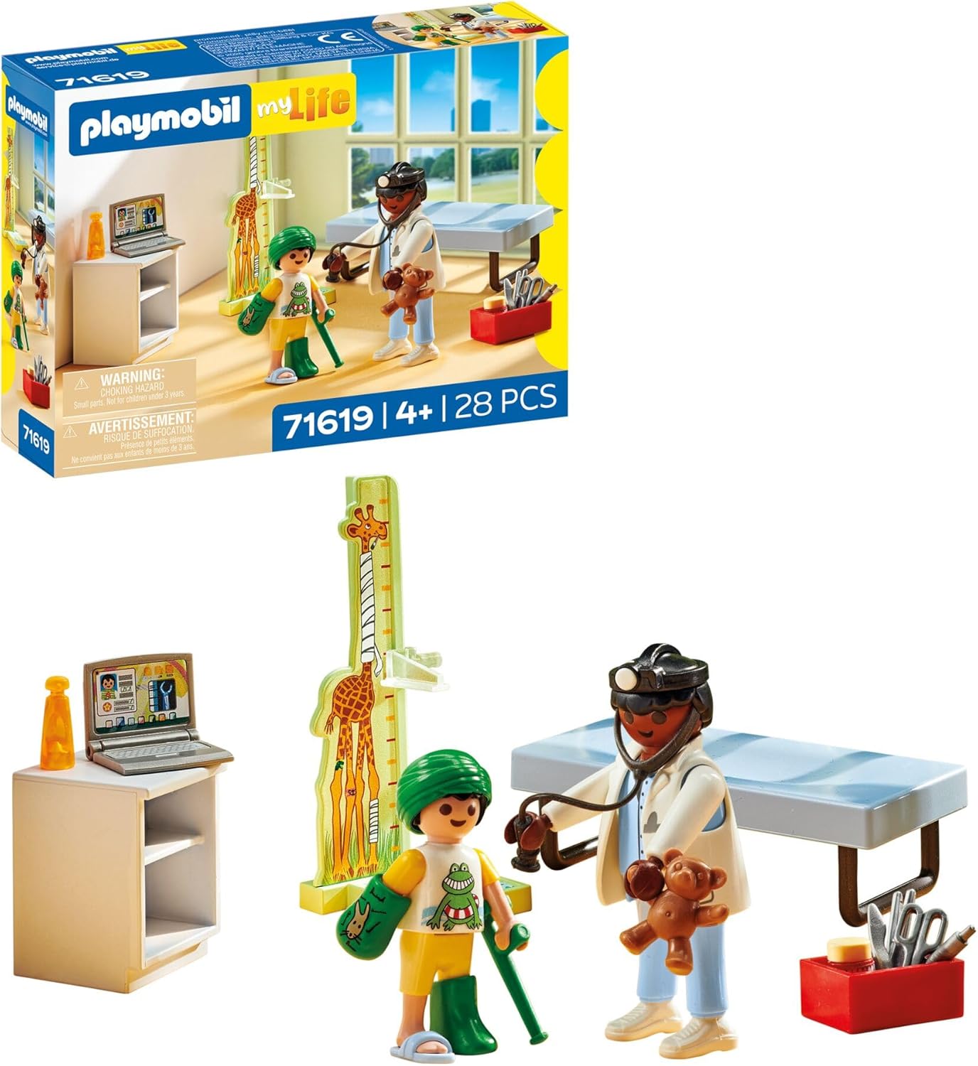 Detalle 2 de PLAYMOBIL Action Heroes 71618 MRT mit Patient – realistische Radiologie-Spielwelt für Kinder ab 4 Jahren