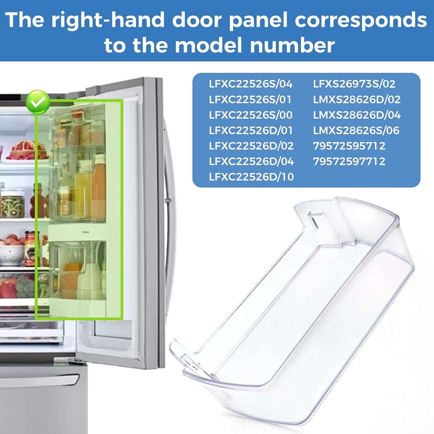 Thumbnail 4 de MAN63948504 Refrigerator Door Shelf Bin