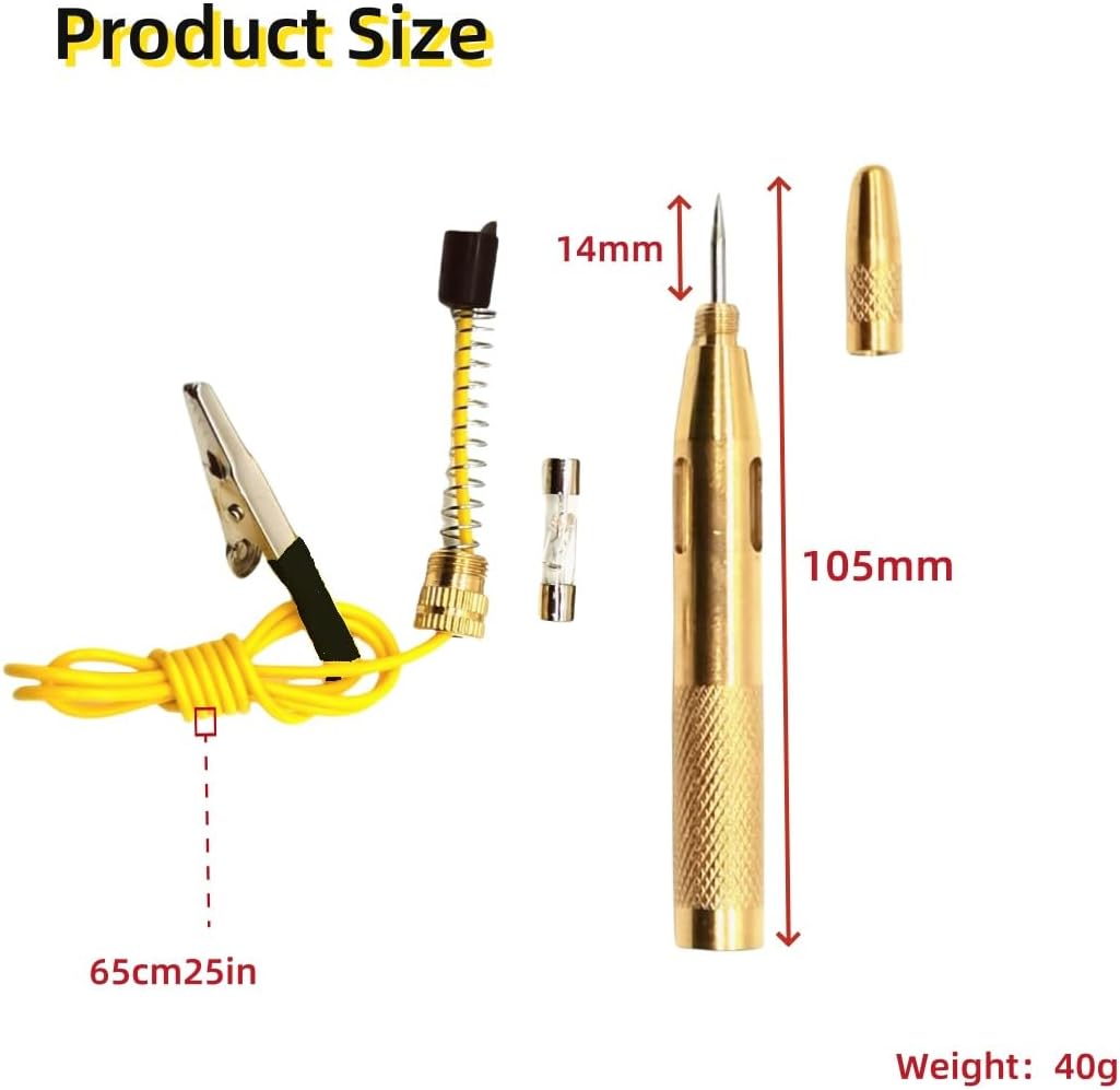Thumbnail 1 de Angelkiss Car Circuit Tester: 6V–12V Voltage Test Pen for Automotive Diagnostics