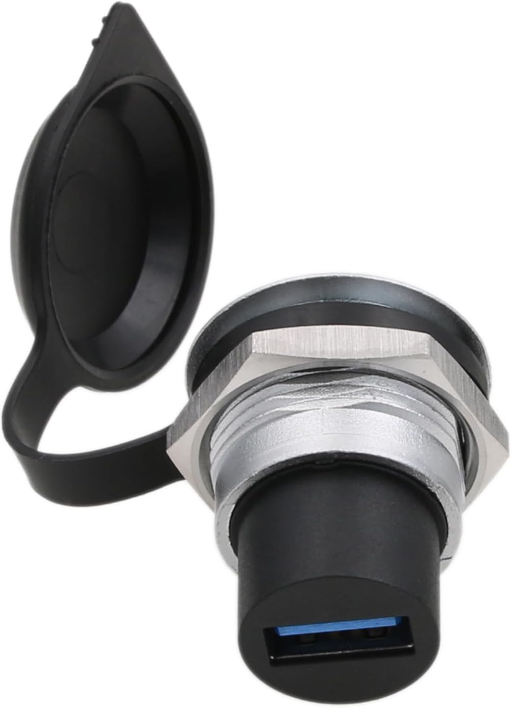 Thumbnail 4 de HangTon Panel Mount USB 3.0 Coupler: Waterproof Circular Bulkhead Socket, Female‑to‑Female Extension