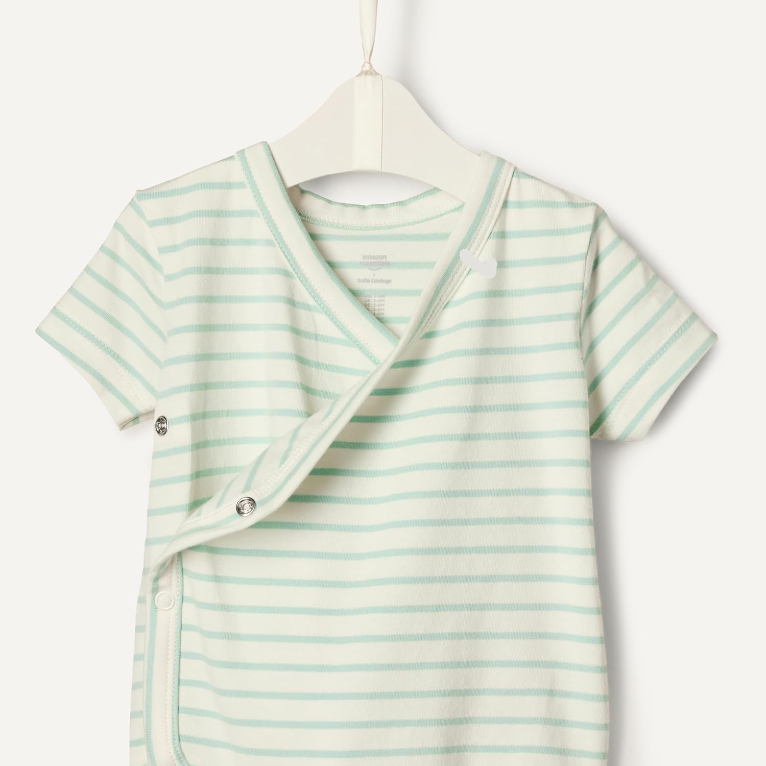 Thumbnail 3 de Amazon Essentials body maniche corte con bottoni laterali per bambini e ragazzi, cotone morbido e traspirante