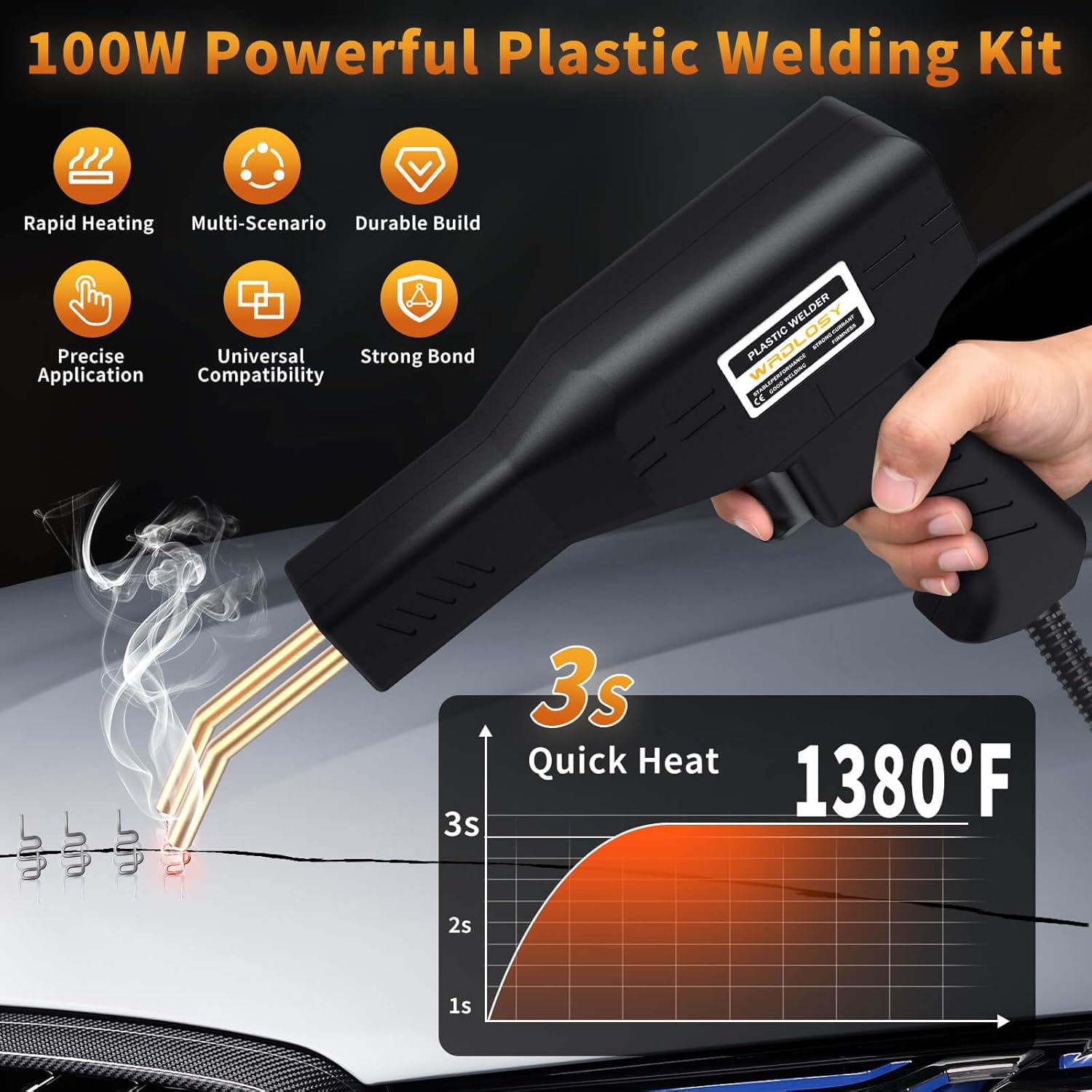 Detalle de Wrdlosy Plastic Welder 1200PCS ๐