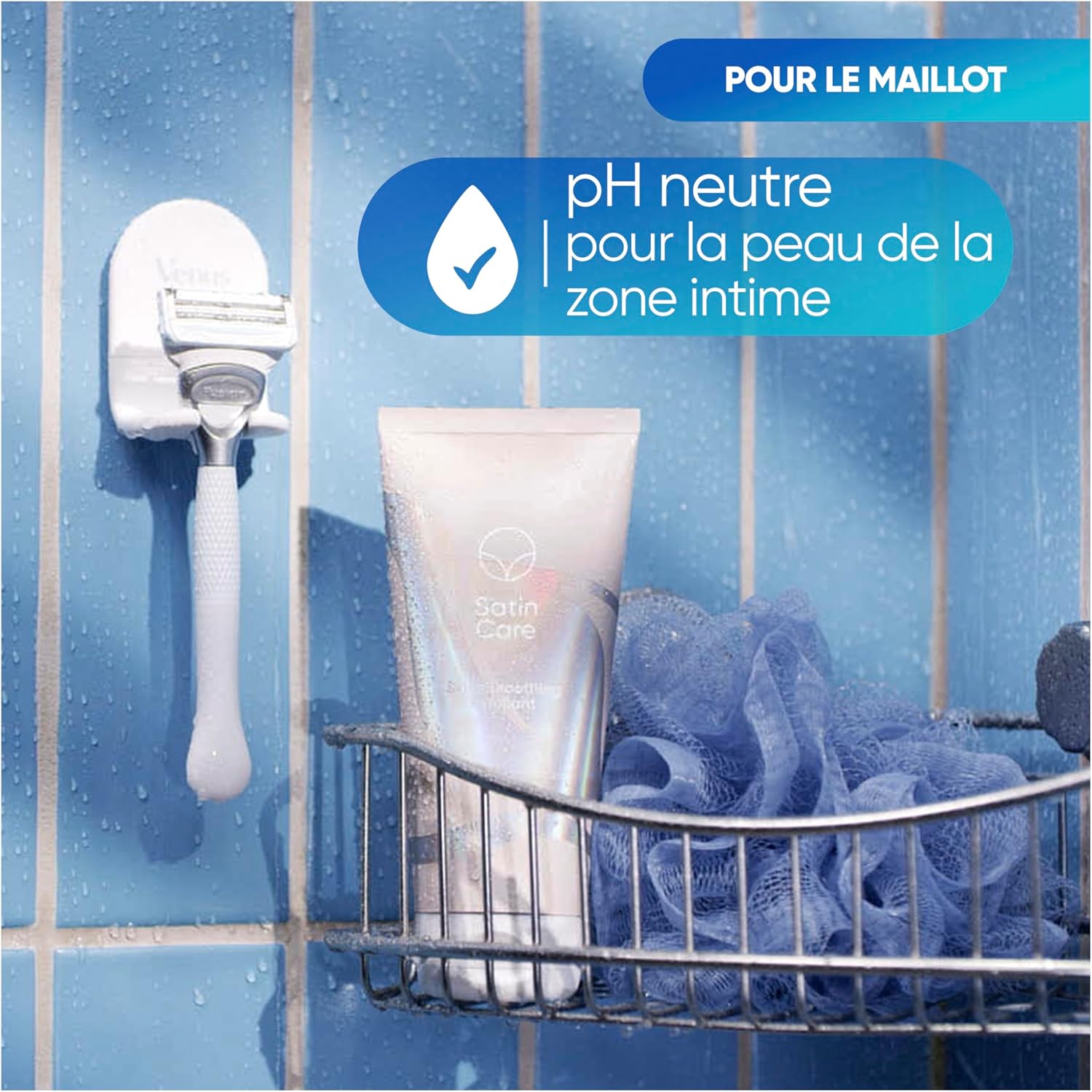 Detalle de Satin Care Exfoliant pré-rasage pour zones intimes