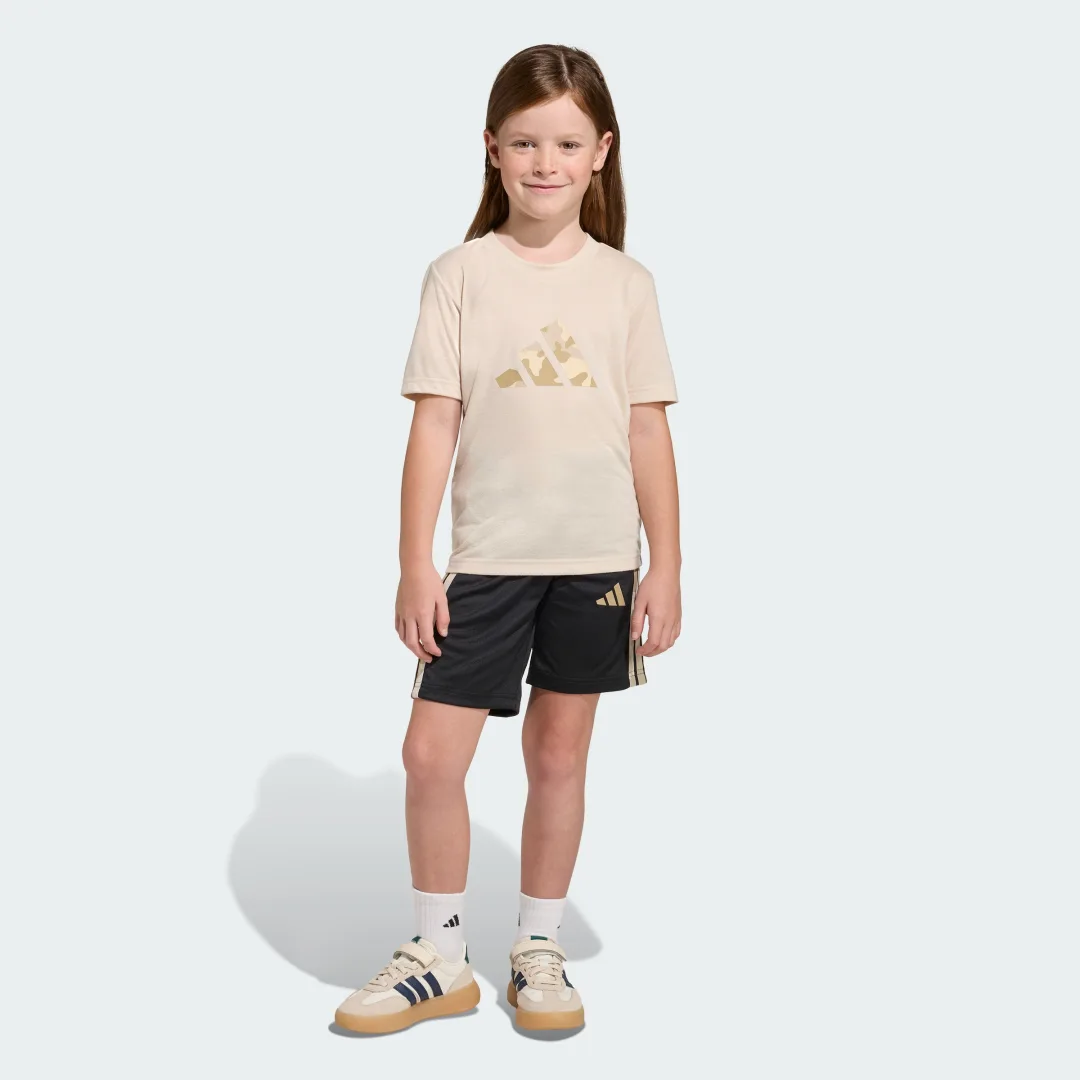Detalle de Conjunto Train Essentials Camo Print Set para niños – Adidas