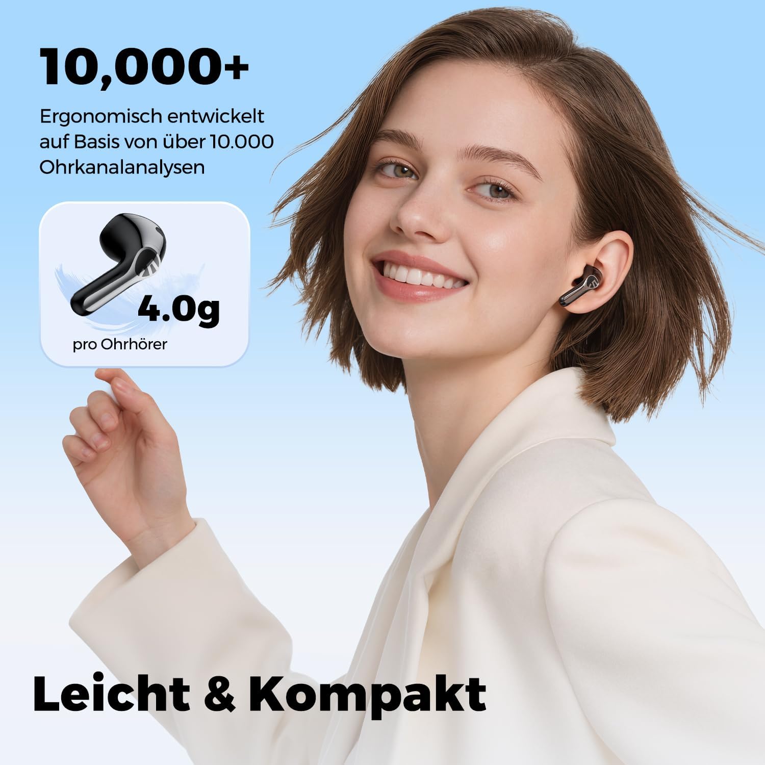 Thumbnail 5 de SoundPEATS Air6 HS BT 6.0 – kabellose Semi-In-Ear-Kopfhörer mit LDAC, ENC & IPX5