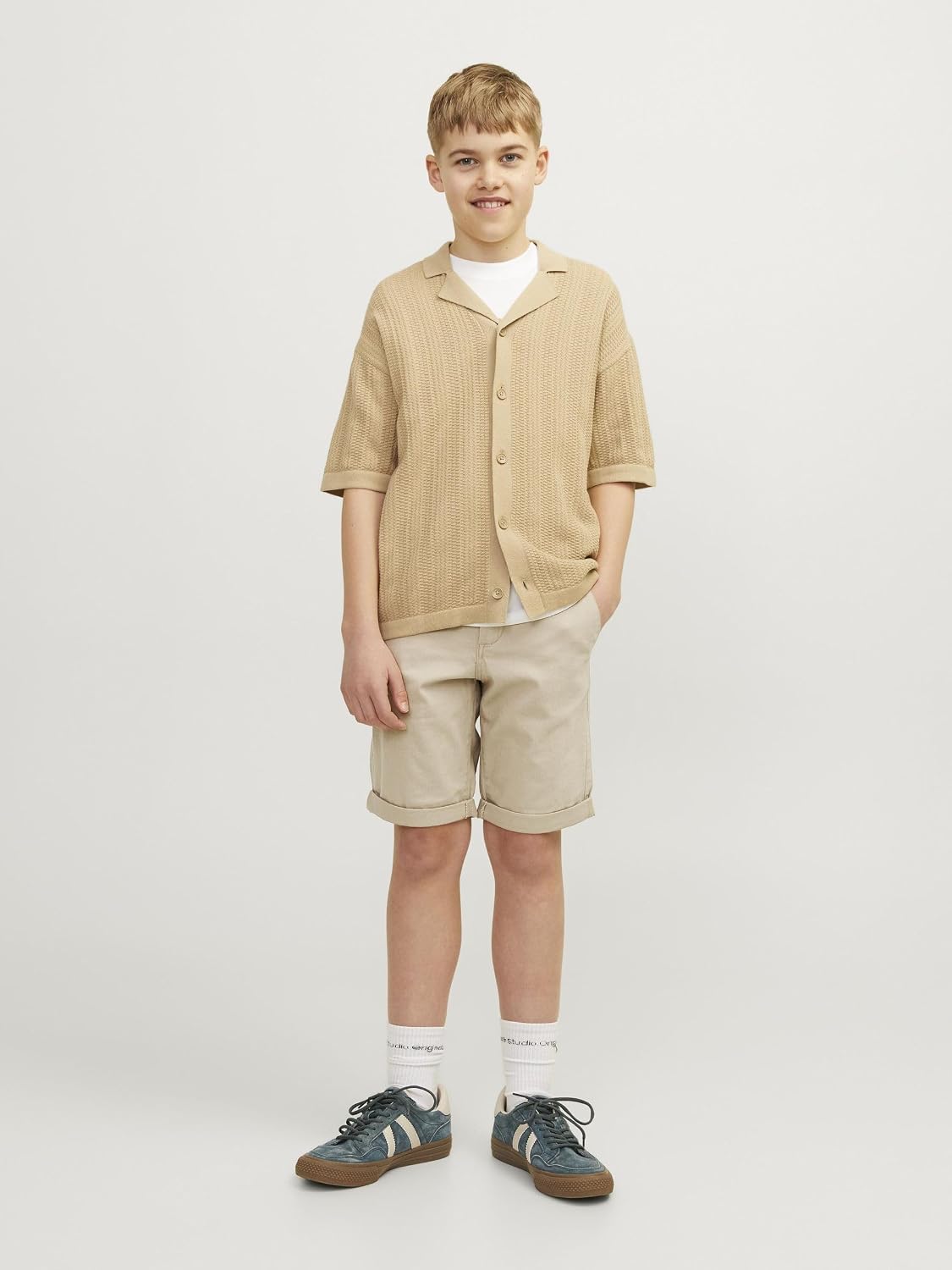 Detalle de JACK & JONES Boy Chino Shorts Regular Fit – Chino Shorts für Jungen