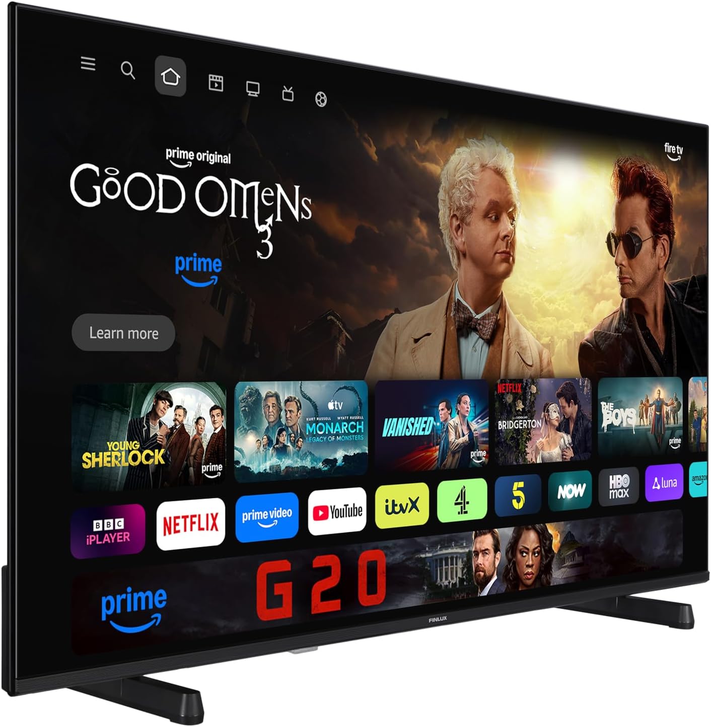 Detalle de Finlux 50" UHD 4K 2026 Fire TV with Freely, Netflix, Dolby Atmos & Vision