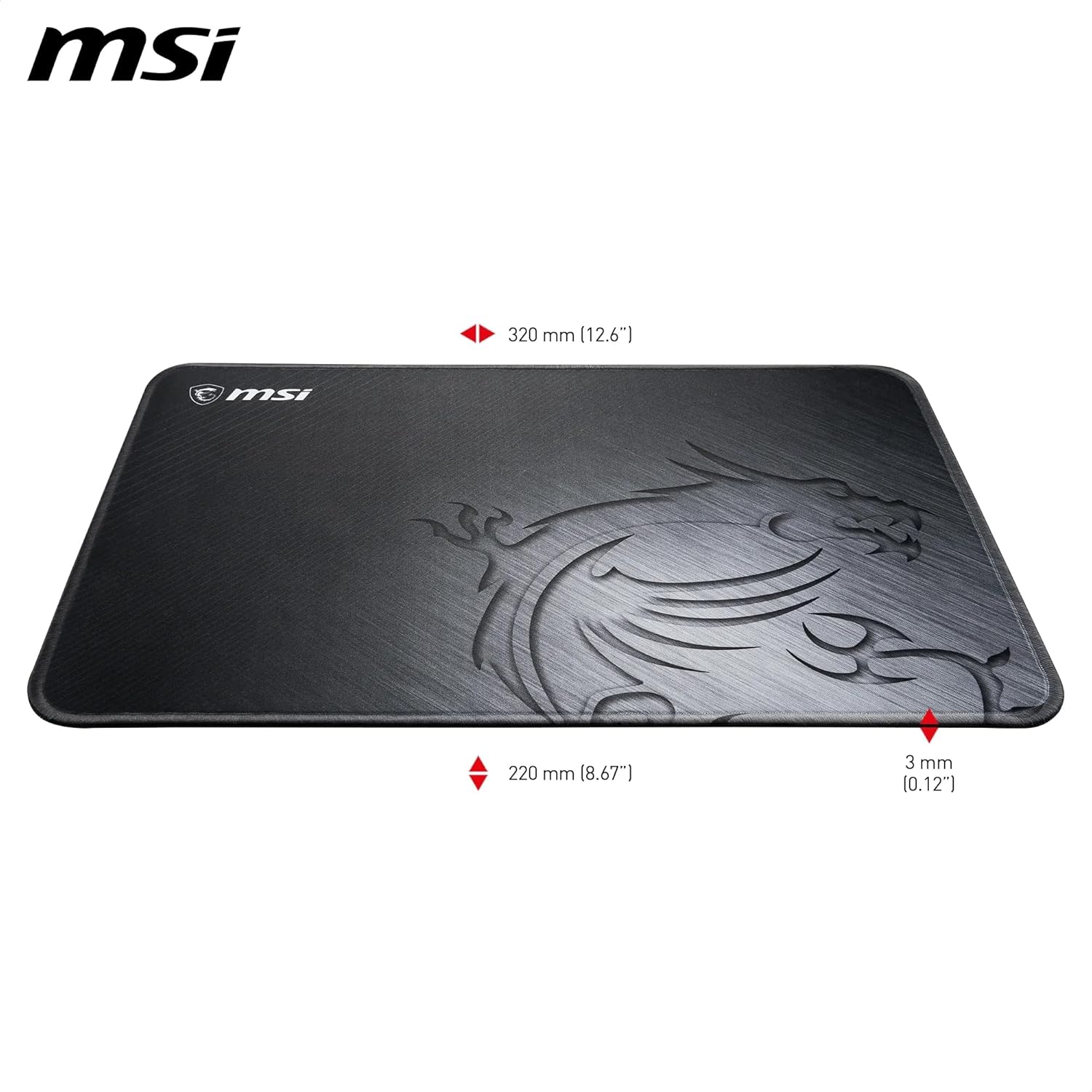 Thumbnail 6 de MSI AGILITY GD21 gaming mouse pad (320 x 220 x 3mm) with silky low-friction surface