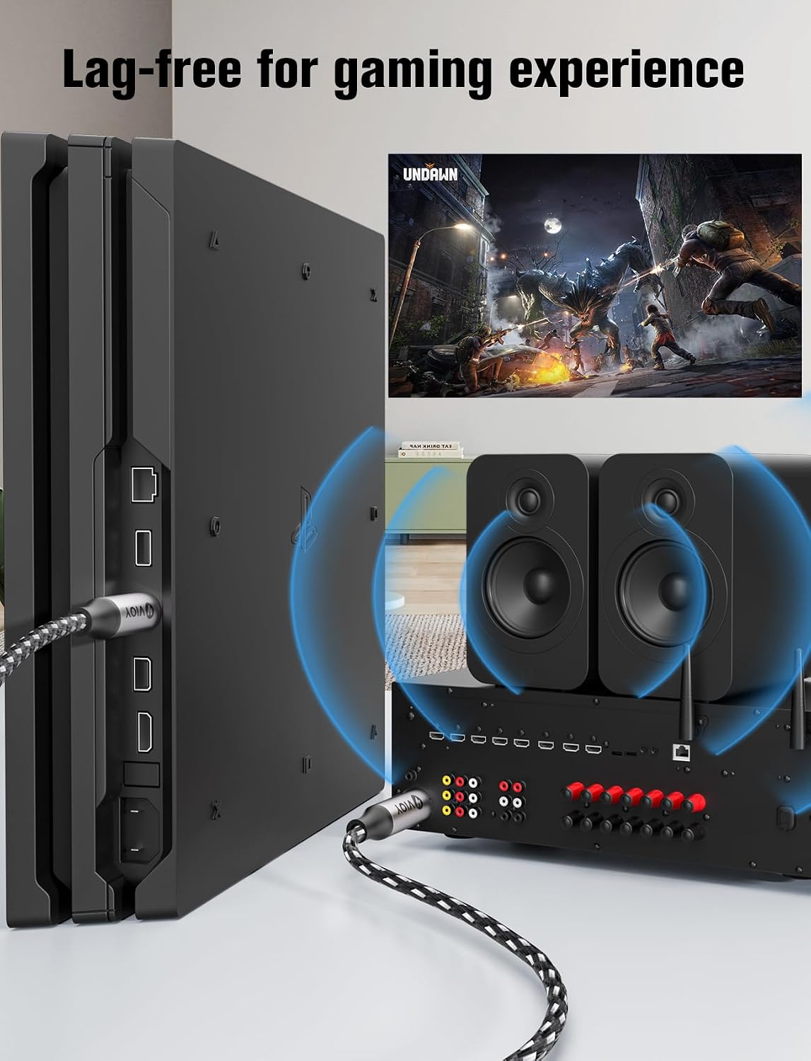 Thumbnail 6 de VIOY Optical Audio Cable 8M review: a durable long Toslink for home cinema and gaming
