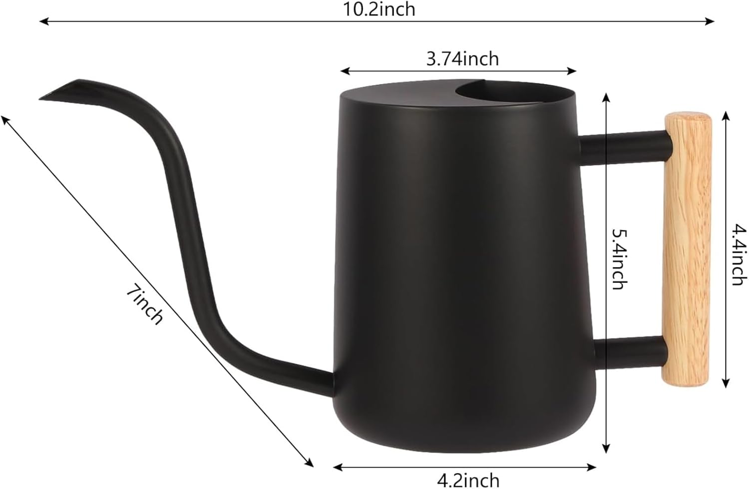 Thumbnail 1 de Indoor Watering Can 35oz Stainless Steel