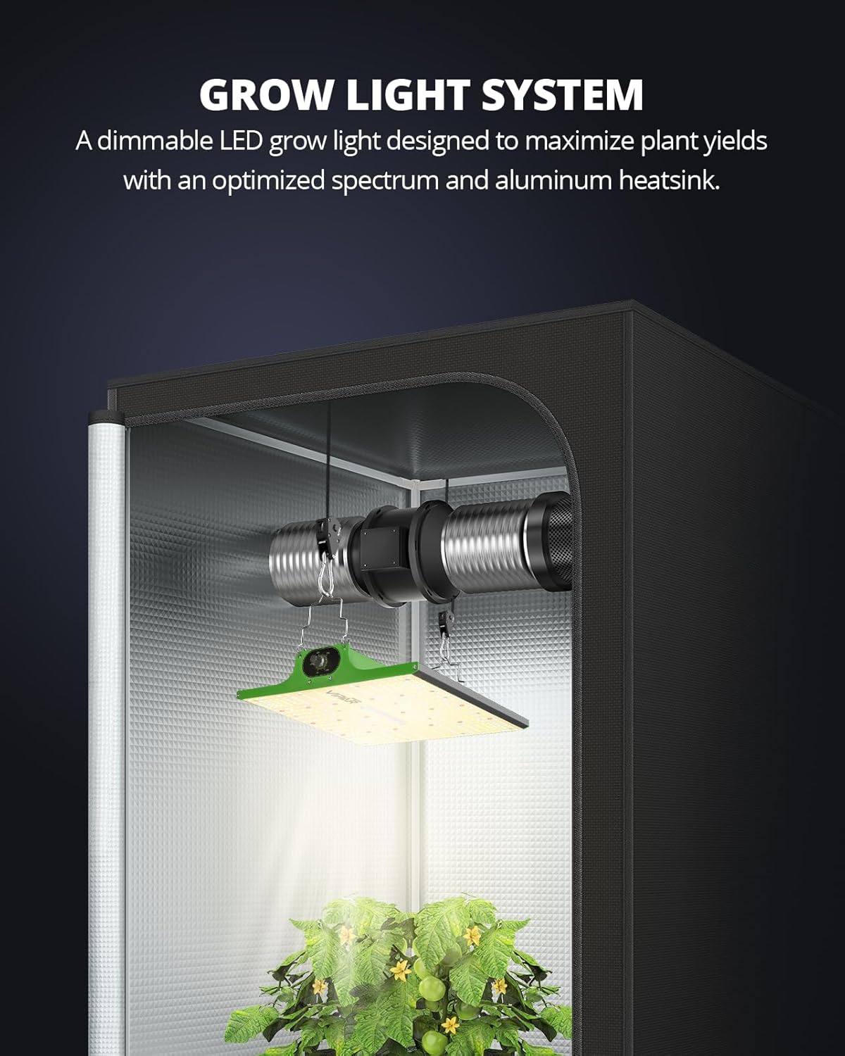 Thumbnail 5 de VIPARSPECTRA P600 LED Grow Lampe 100 Watt