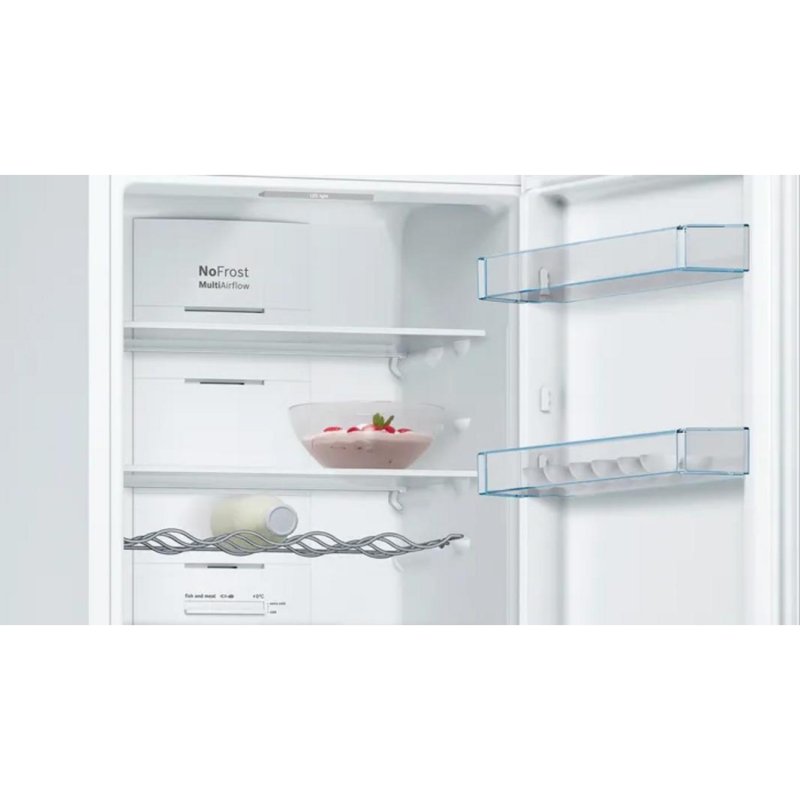 Detalle de Bosch KGN36VWDB frigorífico combi No Frost 186 cm