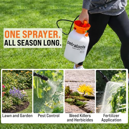 Thumbnail 3 de PetraTools HD101 Garden Sprayer: 1 Gallon with 52-inch Hose and 2 Nozzles