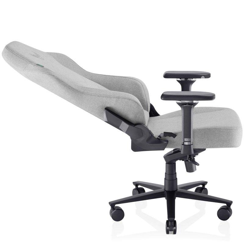Detalle de Valk Freya Elite: Silla Gaming de Tela Gris Niebla