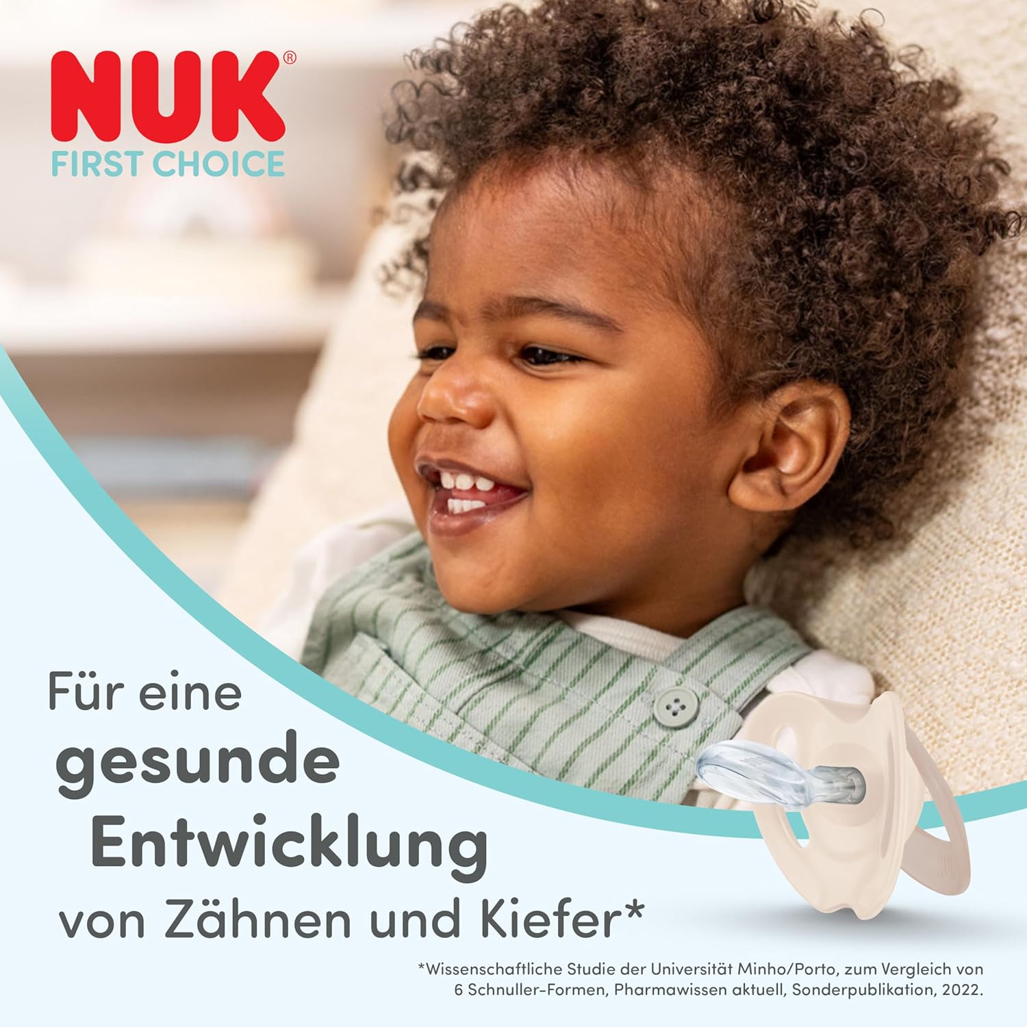 Detalle de NUK First Choice Schnuller 0-6 Monate, 4er Set