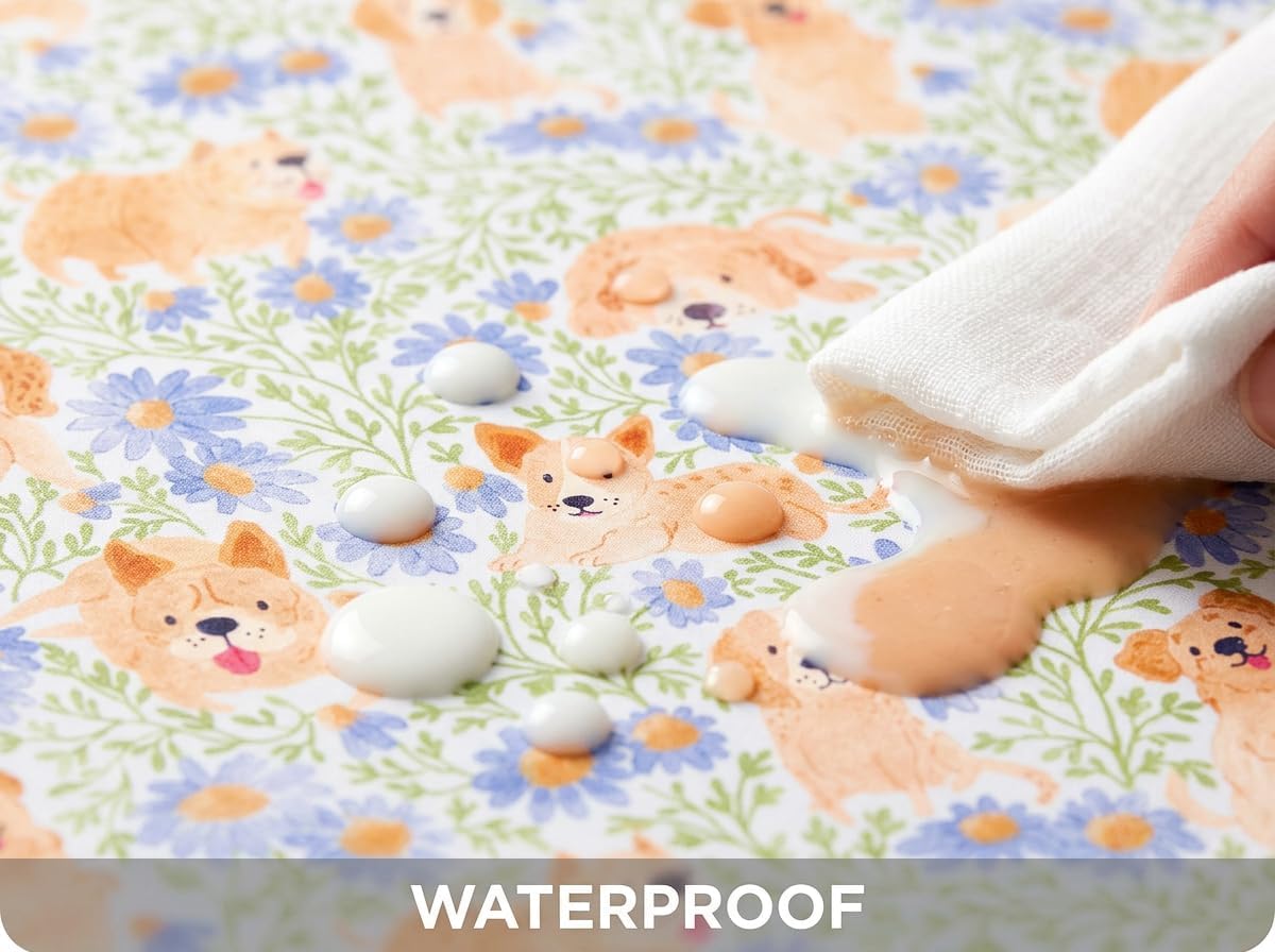 Thumbnail 2 de Splat Mat under high chair floor protector splash mat (51 inch) – waterproof, anti-slip and washable