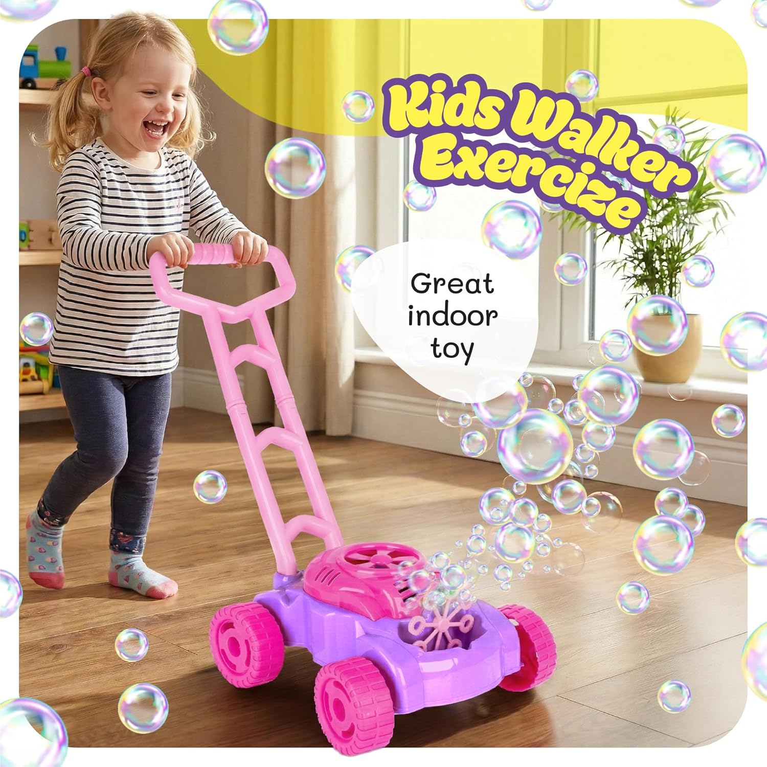 Thumbnail 2 de ArtCreativity Bubble Lawn Mower 18"