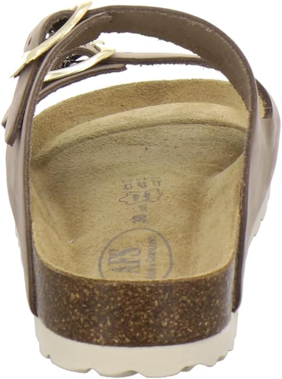 Detalle de AFS-Schuhe 2100 Damen-Pantoletten aus echtem Leder – Made in Germany