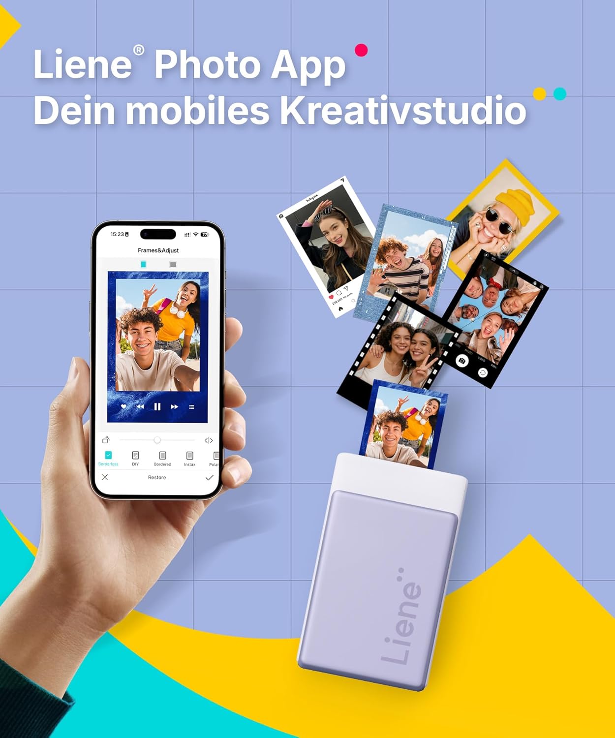 Thumbnail 2 de Liene Pearl N200 Pro Tragbarer Mini Fotodrucker