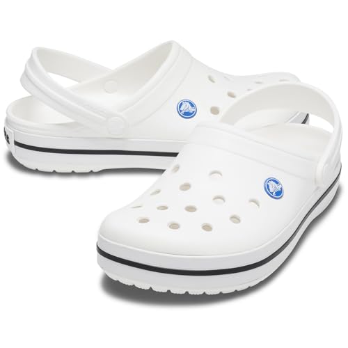 Detalle de Crocs Unisex Crocband Clogs – White (UK 3 Men / 4 Women)