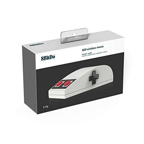 Thumbnail 7 de 8Bitdo N30 2.4Ghz Wireless Mouse con panel táctil 3D y estilo NES