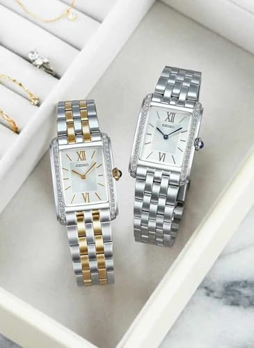Detalle 2 de Seiko Orologio Analogico al Quarzo Donna SWR093P1 - Cinturino in Acciaio Inossidabile