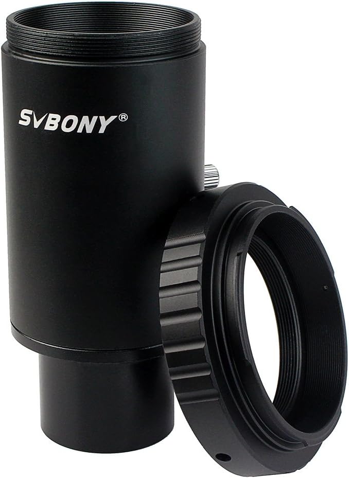 Svbony Adaptateur T2 1,25 M42 (anneau T2) pour télescope, photo et caméra reflex