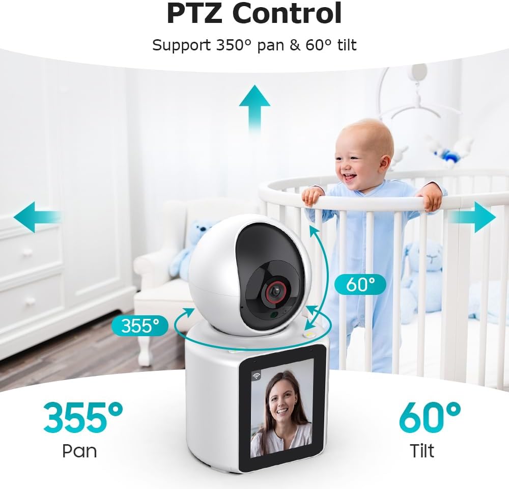 Detalle 2 de SHIWOJIA Telecamera WiFi 1080P per casa