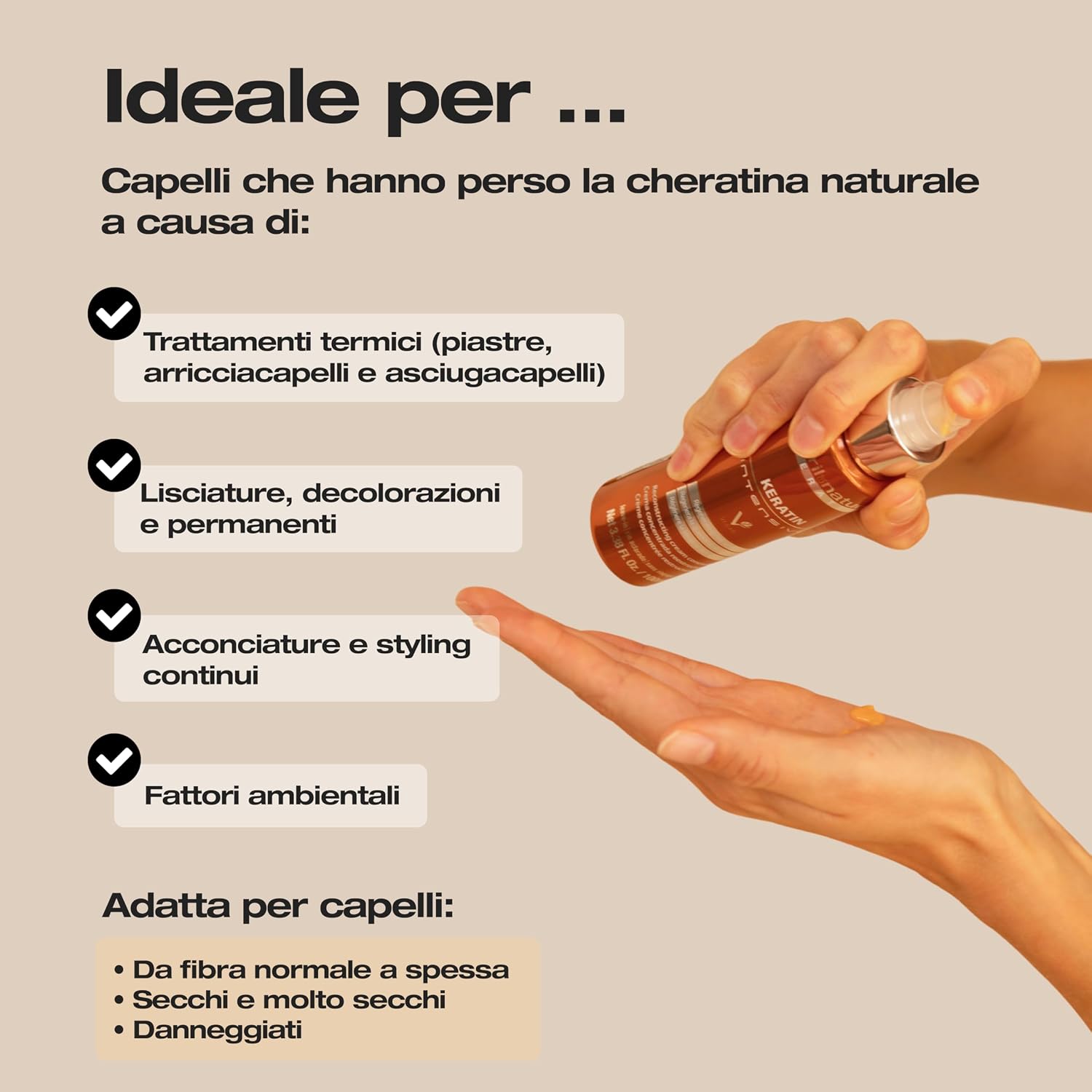 Thumbnail 3 de abril et nature Maschera Capillare alla Cheratina Ultracelerata: nutrimento, riparazione e lucentezza per capelli danneggiati