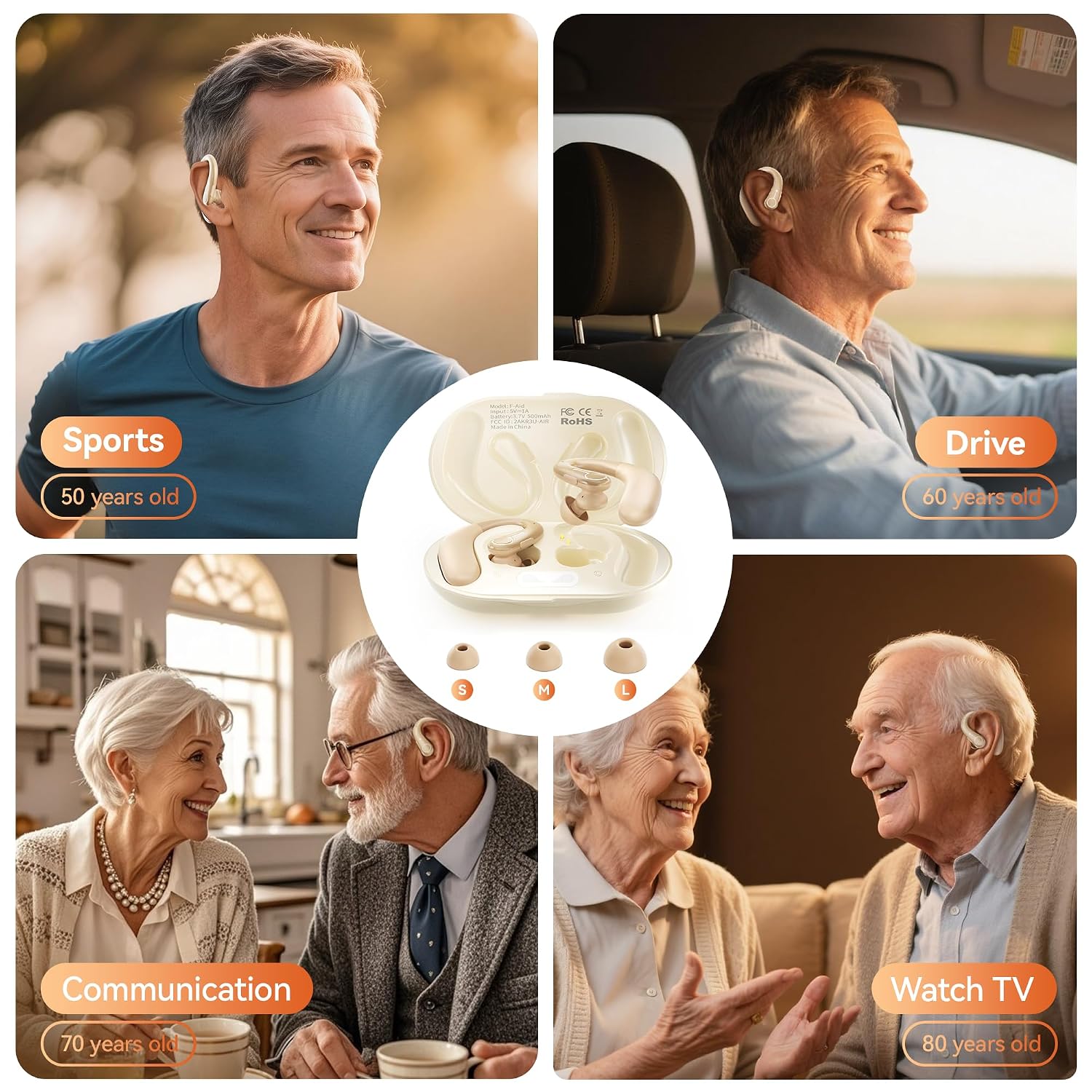 Thumbnail 6 de Bluetooth Hearing Aids, Rechargeable