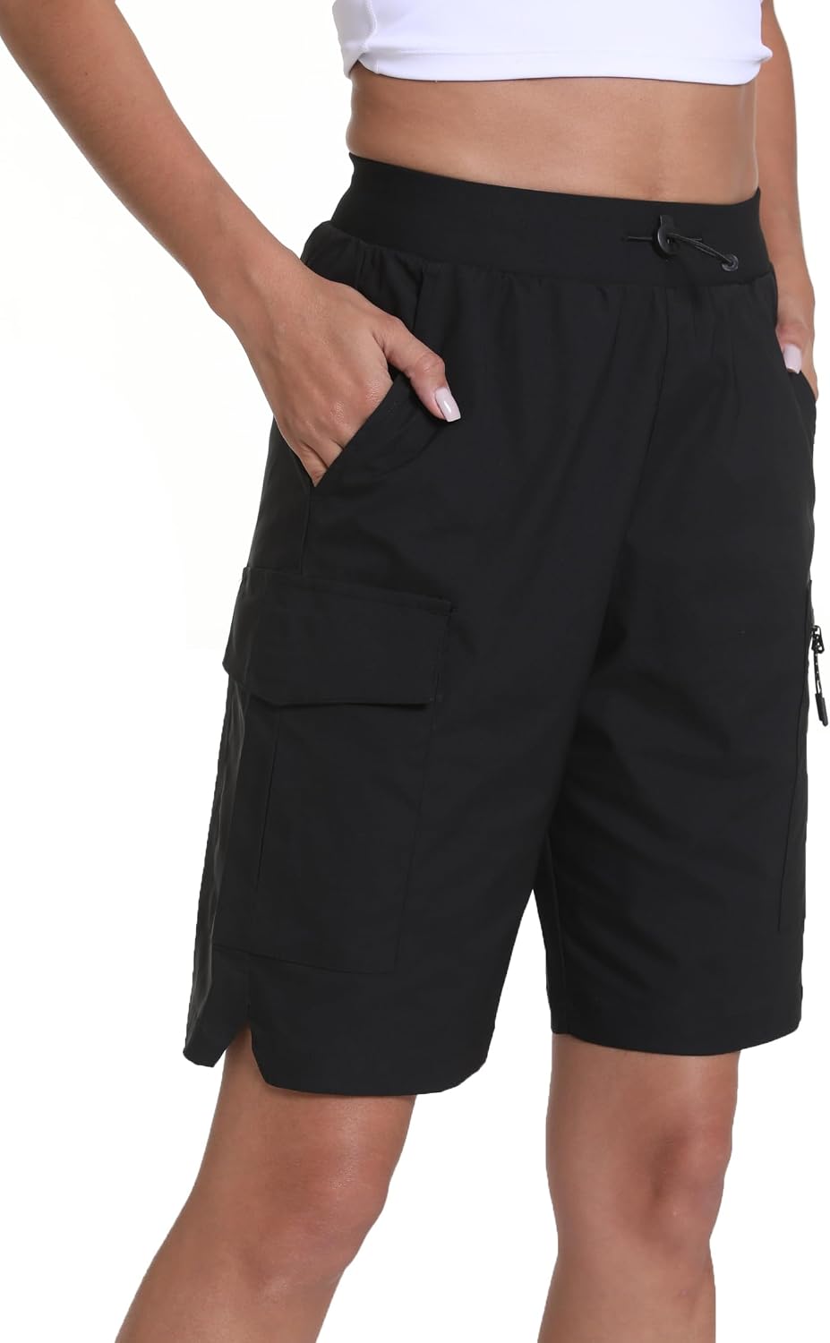 Thumbnail 6 de zsenoxaxi Women's Hiking Cargo Shorts: Lightweight, Quick-Dry, and Ready for Outdoor Adventures